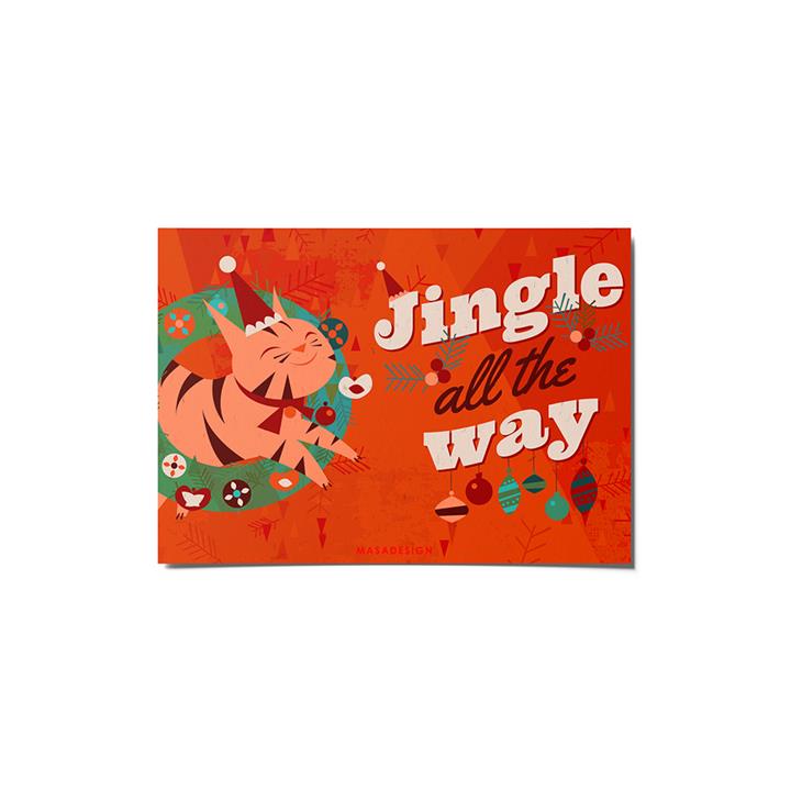 کارت پستال ماسا دیزاین مدل venus619 طرح christmas